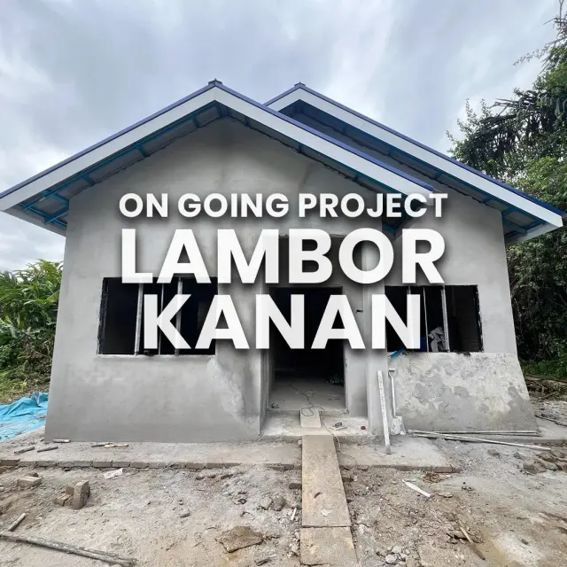 Projek sedang dibina di Lambor Kanan